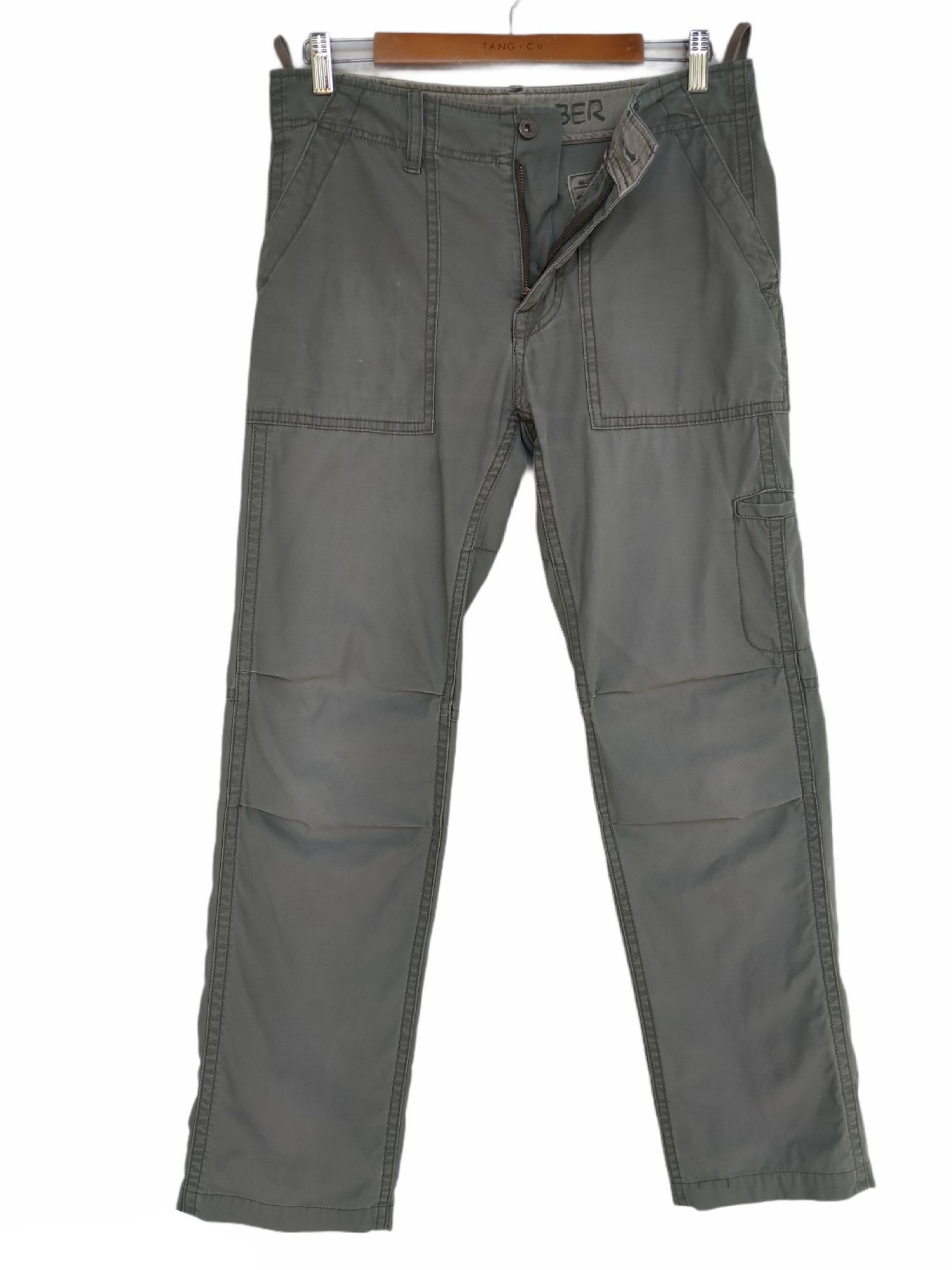 Japanese Brand Vintage Back Number Fatigue Easy Cargo Biker Trouser Pants Size US 32 / EU 48 - 1 Thumbnail