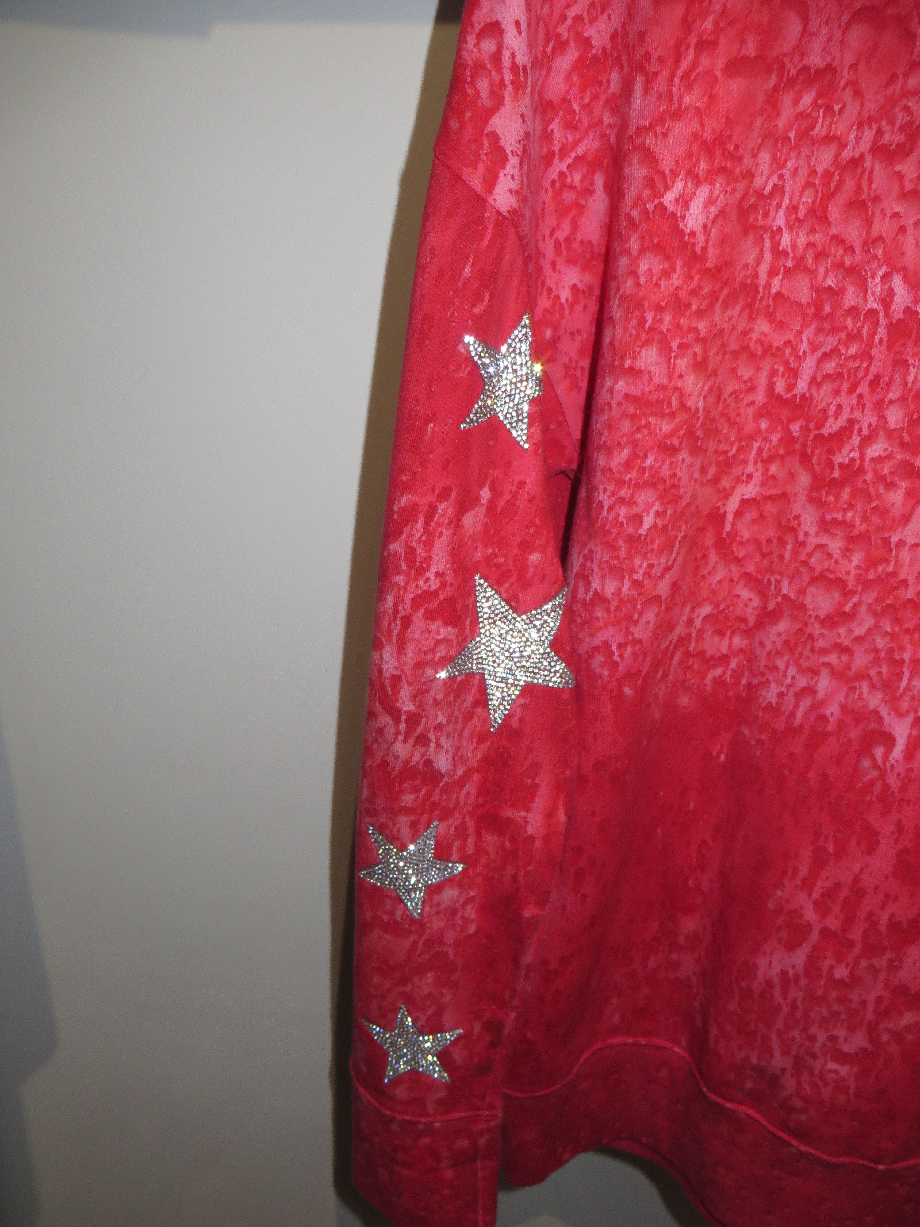 Faith Connexion SUPER RARE! Embellished stars tie dye sweatshirt Size US M / EU 48-50 / 2 - 11 Thumbnail