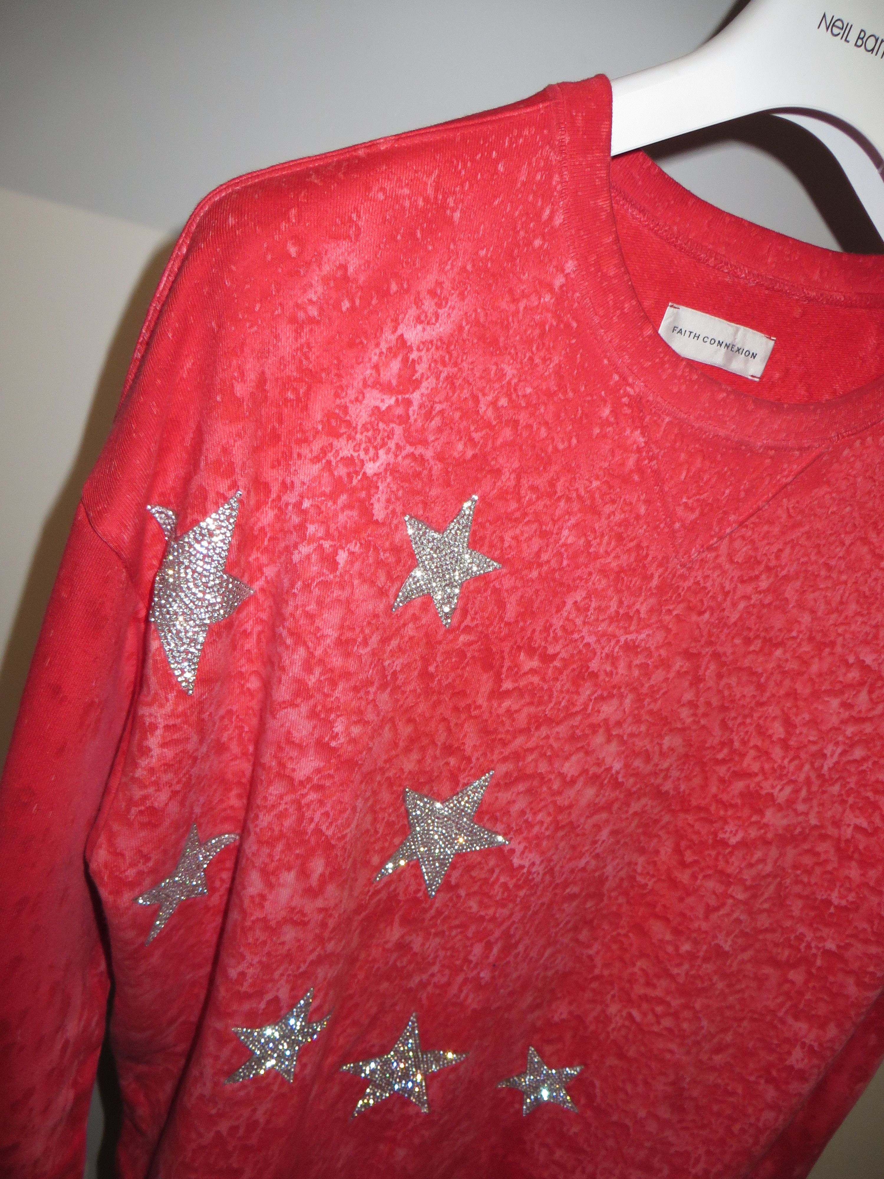 Faith Connexion SUPER RARE! Embellished stars tie dye sweatshirt Size US M / EU 48-50 / 2 - 5 Thumbnail