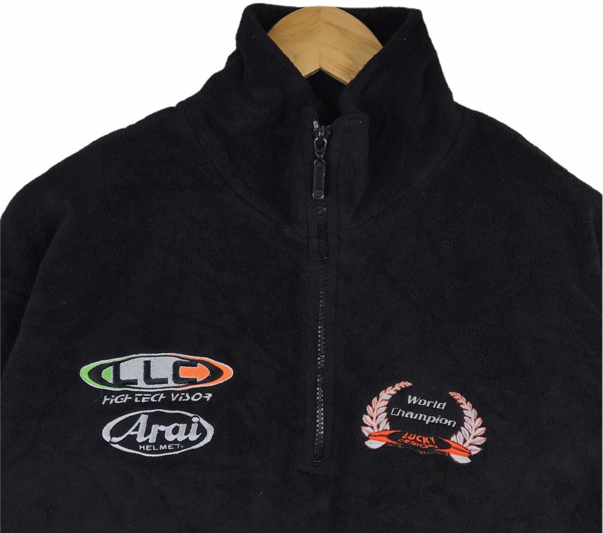 Vintage Vintage Lucky Design World Champion Arai Helmet LLC Jacket Size US M / EU 48-50 / 2 - 2 Thumbnail