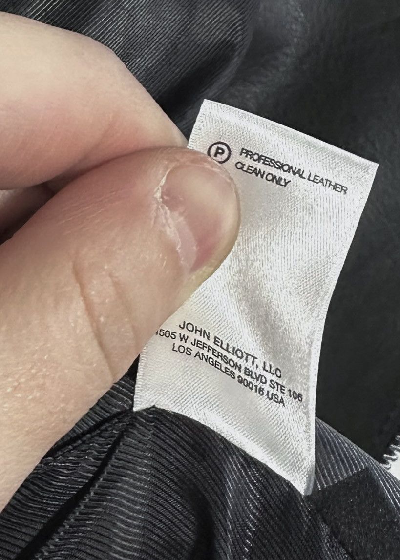 John Elliott John Elliott Black Leather Bogota Bomber Jacket Size US M / EU 48-50 / 2 - 7 Thumbnail