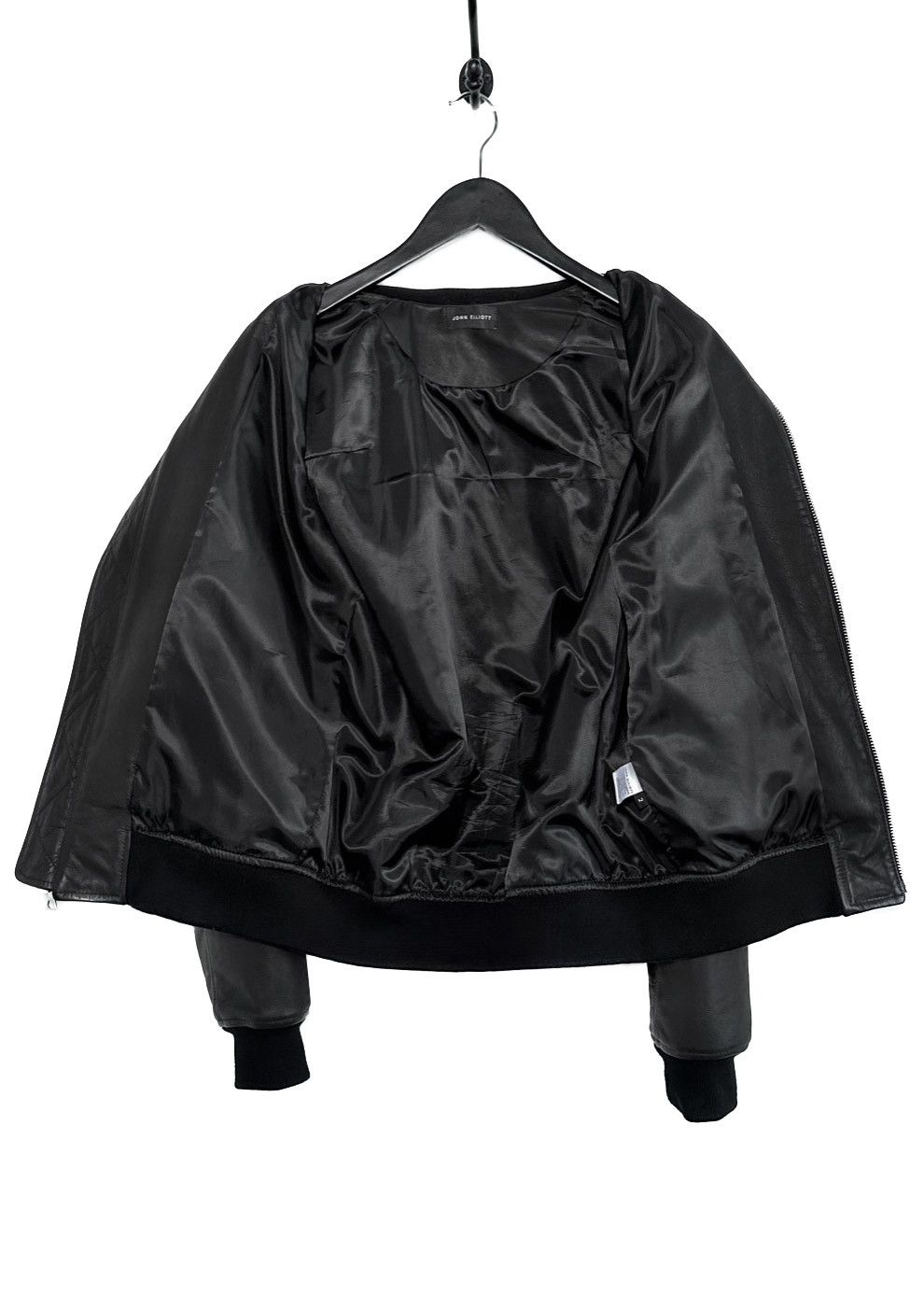John Elliott John Elliott Black Leather Bogota Bomber Jacket Size US M / EU 48-50 / 2 - 5 Thumbnail