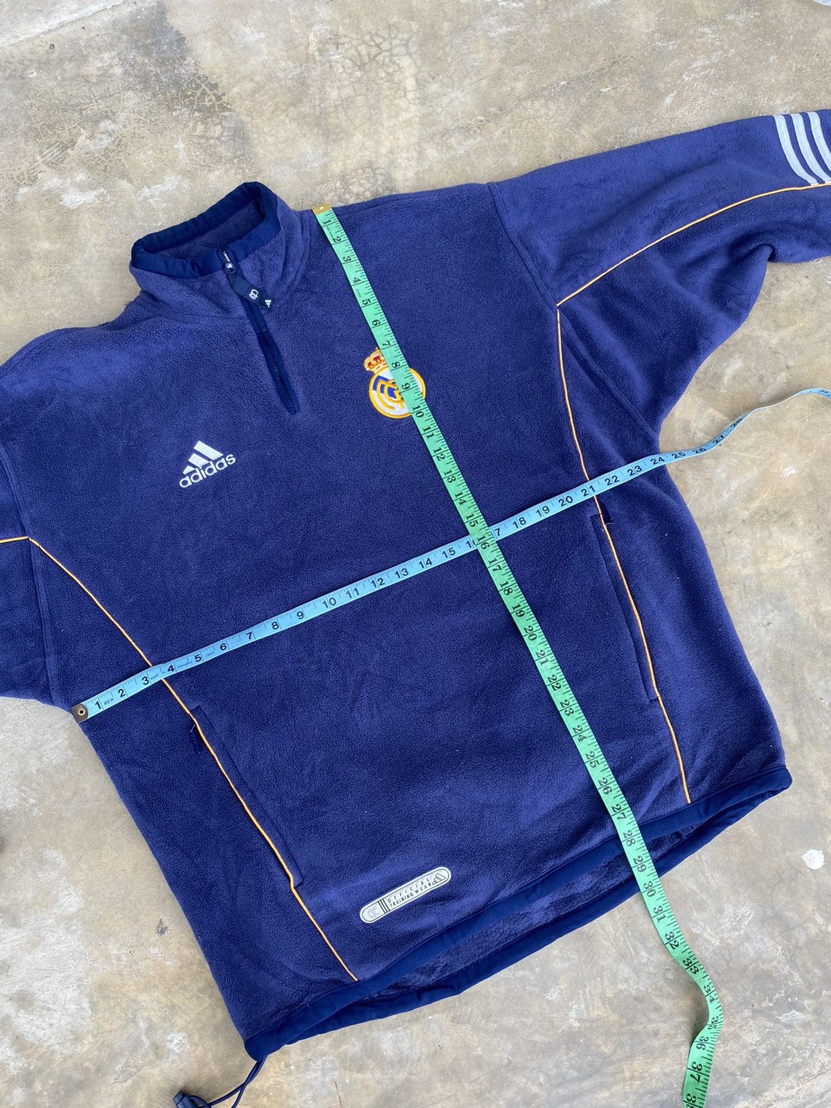 Adidas Adidas x real madrid fleece half zipper Size US L / EU 52-54 / 3 - 9 Thumbnail