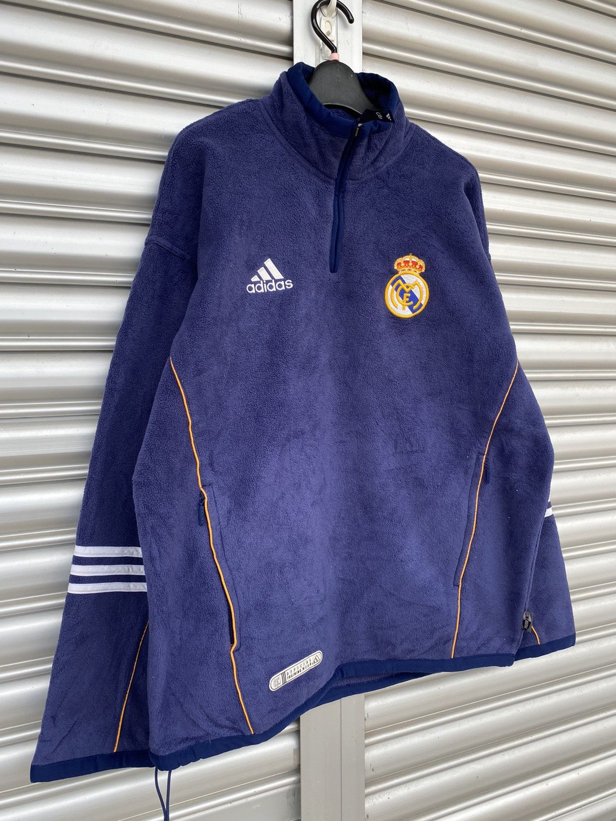 Adidas Adidas x real madrid fleece half zipper Size US L / EU 52-54 / 3 - 2 Thumbnail