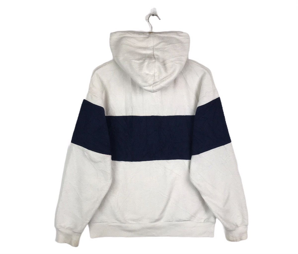 Fila Vintage Fila Spell Out Embroidery Fleece Hoodie Pullover Size US M / EU 48-50 / 2 - 2 Thumbnail