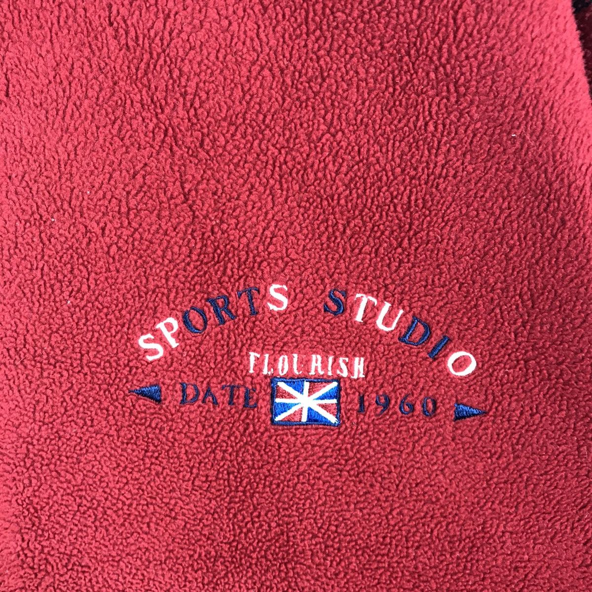 Vintage Vintage Flourish Sports Studio Minimalist Fleece Jacket Size US M / EU 48-50 / 2 - 4 Thumbnail