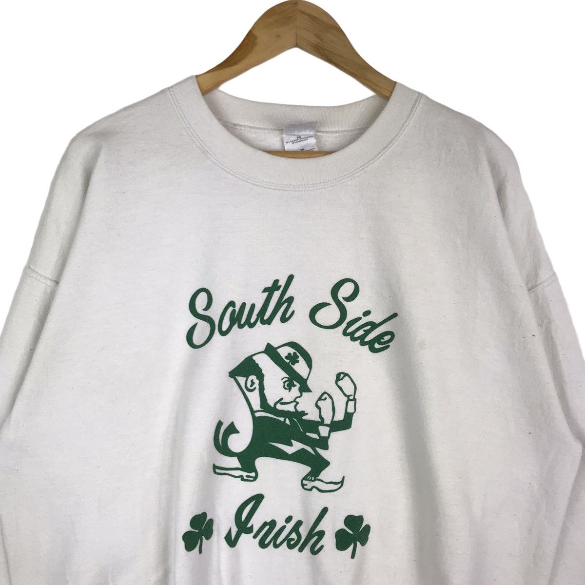 Gildan Vintage 00s South Side Irish Sweatshirt Pullover Jumper Size US XL / EU 56 / 4 - 5 Thumbnail
