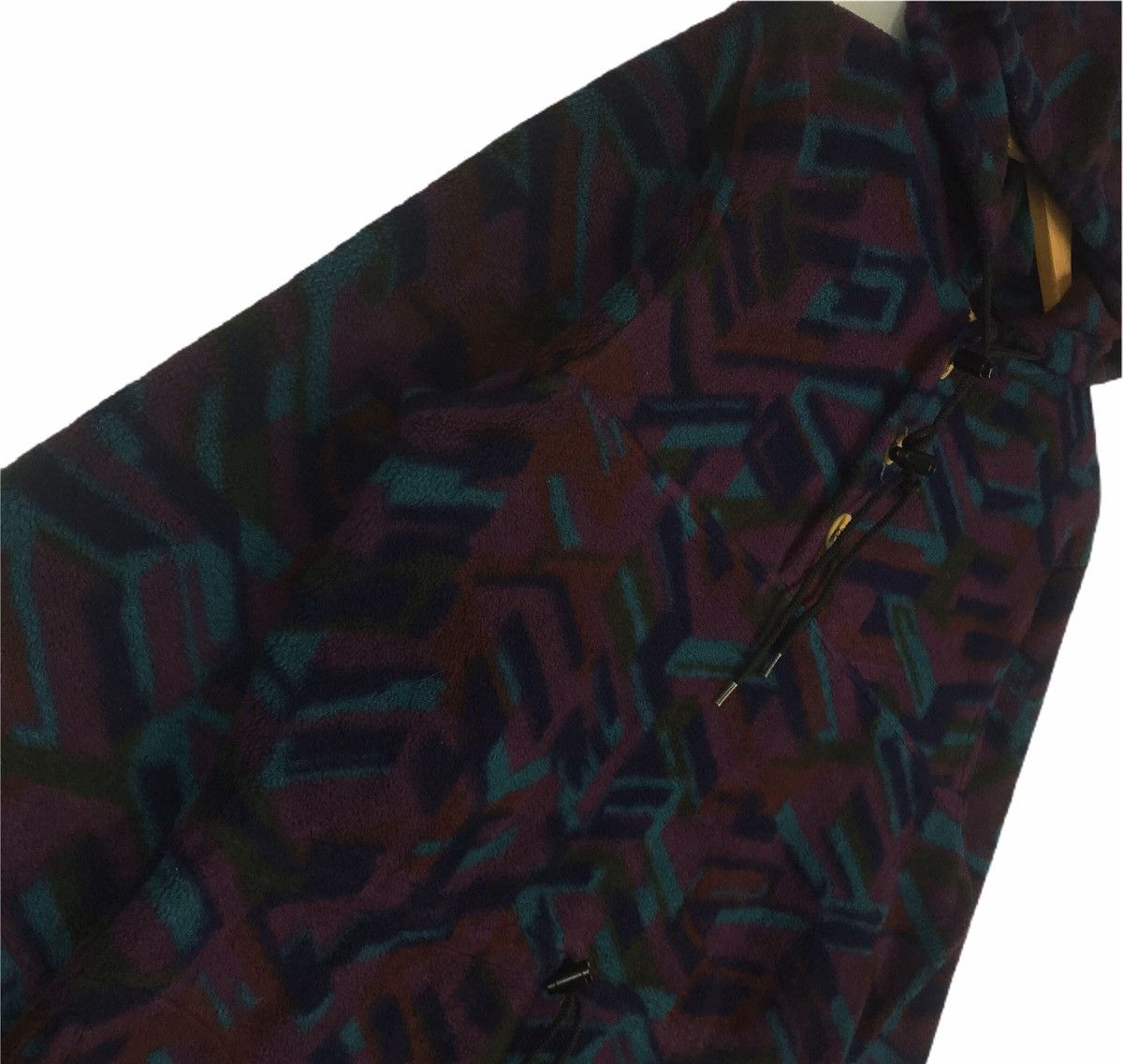 Vintage Vintage 90s Merkley Headgear Patterned Art Hoodie Pullover Size US S / EU 44-46 / 1 - 3 Thumbnail