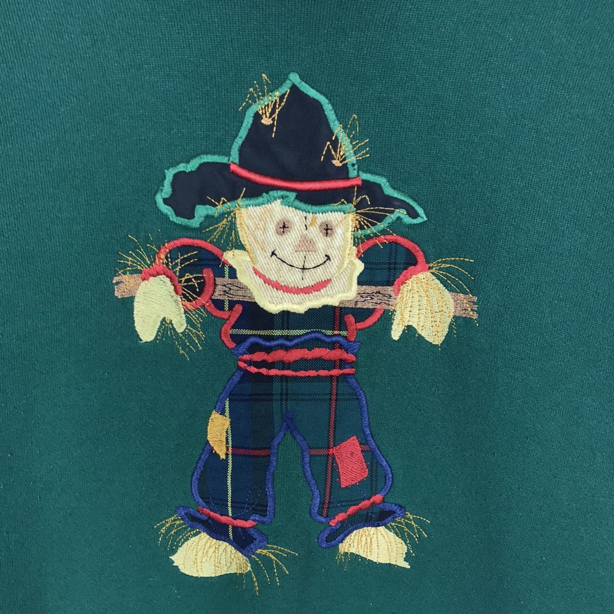 Vintage Vintage Puppeteer Logo-Embroidery Patchwork Sweatshirt Size US L / EU 52-54 / 3 - 4 Thumbnail
