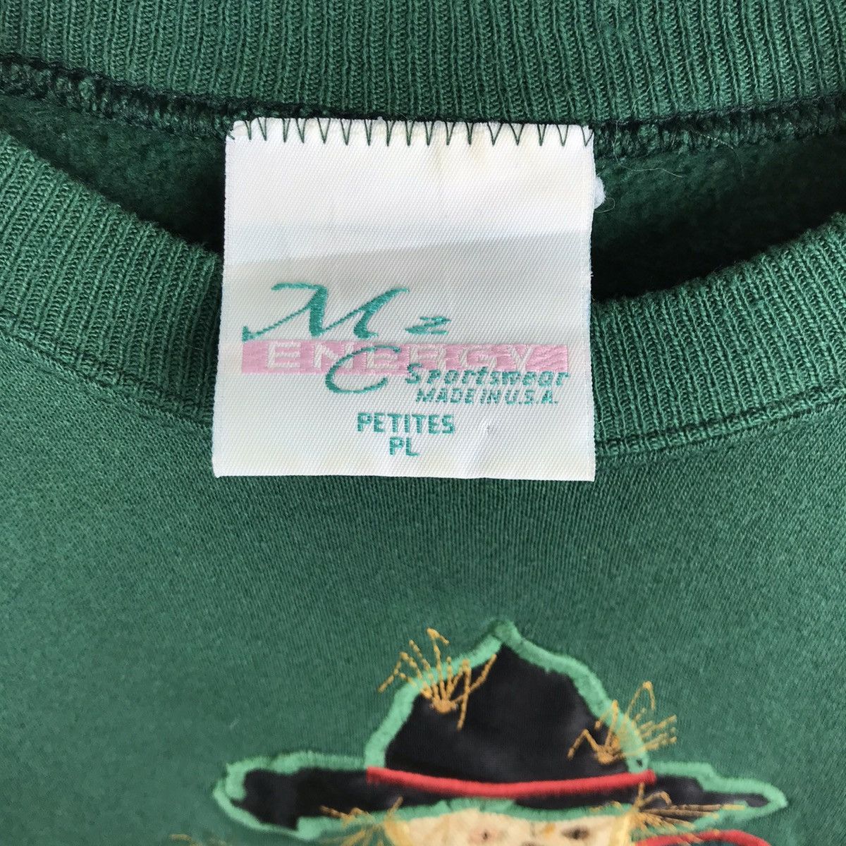 Vintage Vintage Puppeteer Logo-Embroidery Patchwork Sweatshirt Size US L / EU 52-54 / 3 - 5 Thumbnail