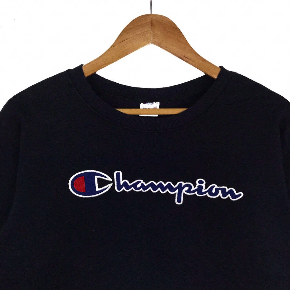 Champion Vintage Champion Spell Out Embroided Sweatshirt Size US M / EU 48-50 / 2 - 2 Thumbnail