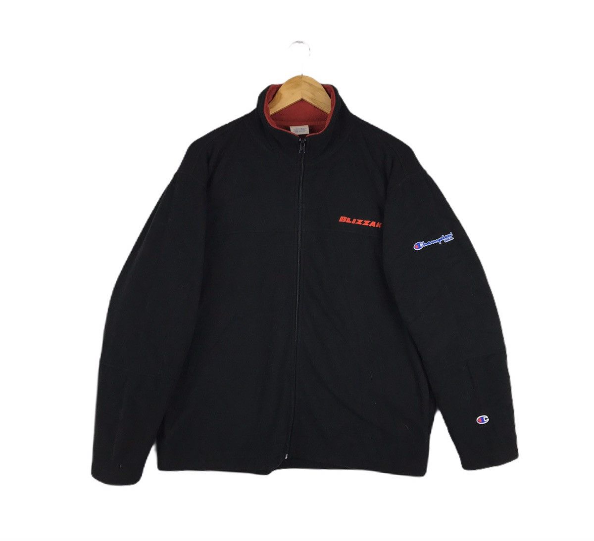 Champion × Vintage Champion x Blizzak x Bridgestone Fleece Zipper Jacket Size US L / EU 52-54 / 3 - 1 Thumbnail