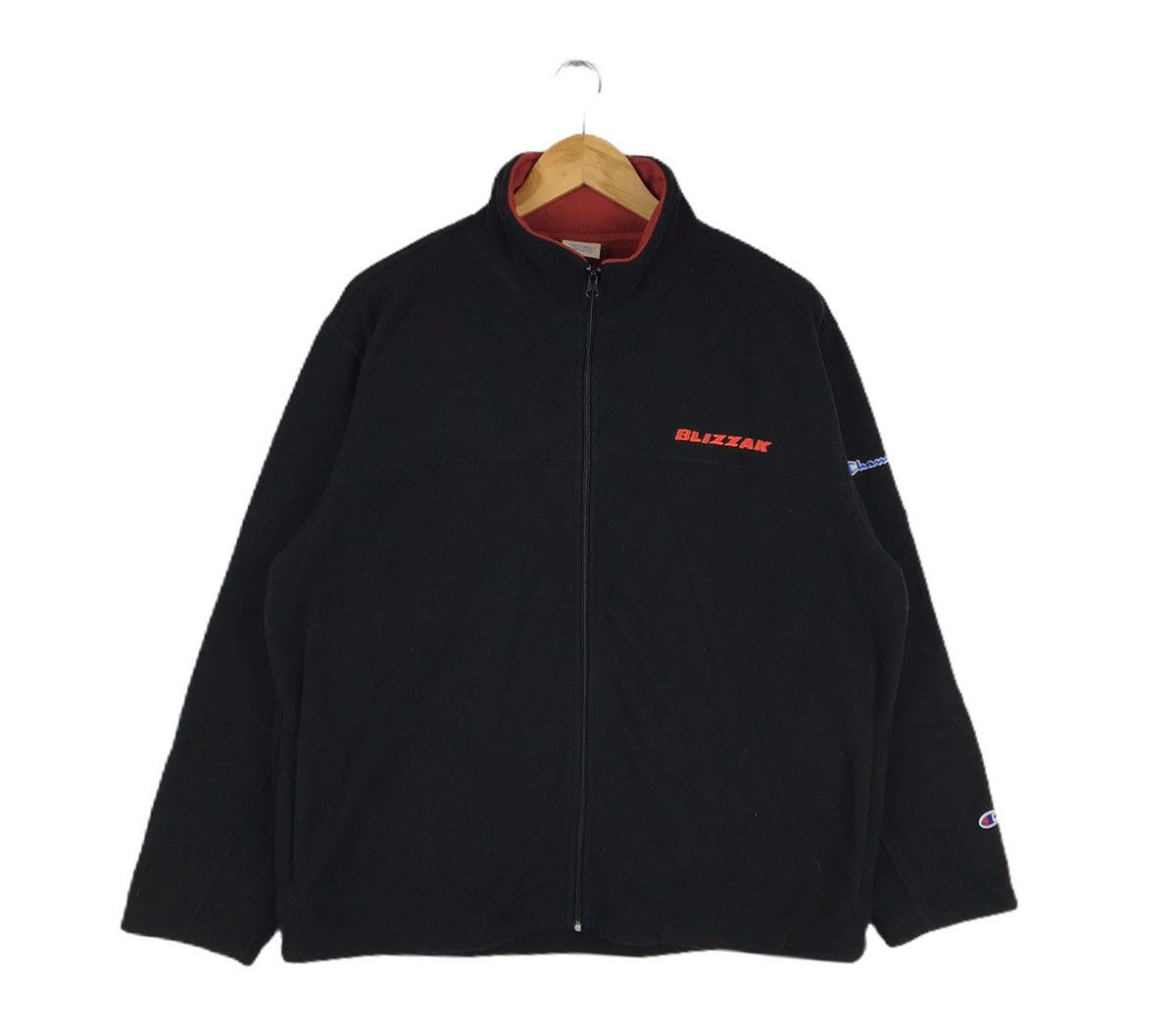 Champion × Vintage Champion x Blizzak x Bridgestone Fleece Zipper Jacket Size US L / EU 52-54 / 3 - 4 Thumbnail