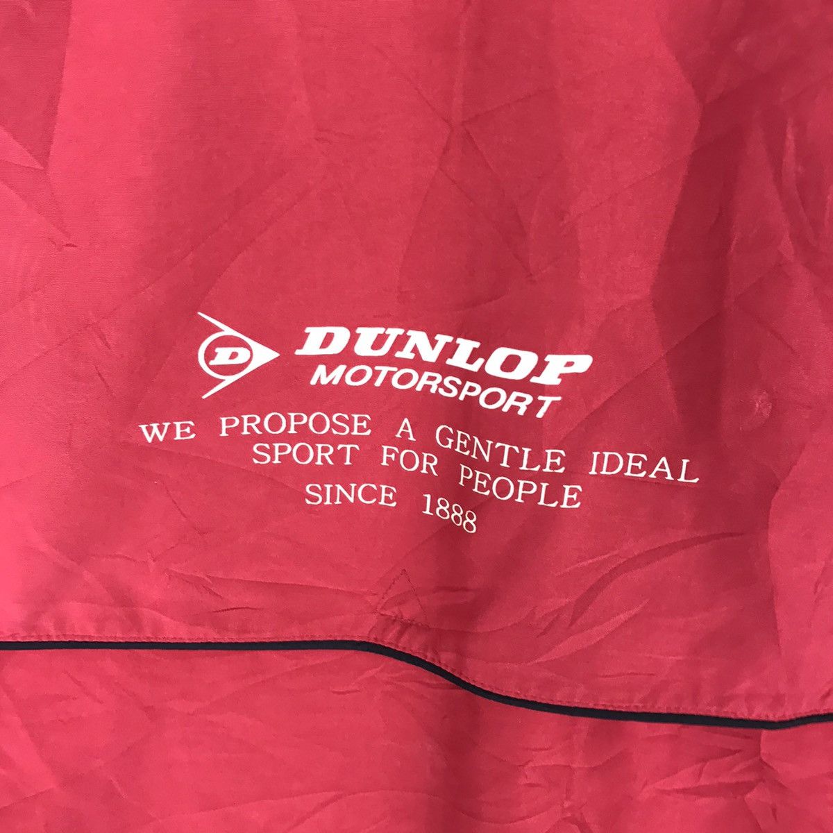 Dunlop Vintage Dunlop Motorsport Windbreaker Zip Up Jacket Sweater Size US L / EU 52-54 / 3 - 6 Thumbnail