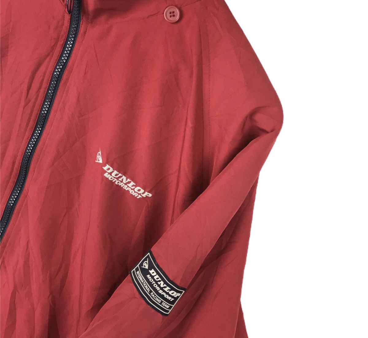 Dunlop Vintage Dunlop Motorsport Windbreaker Zip Up Jacket Sweater Size US L / EU 52-54 / 3 - 5 Thumbnail