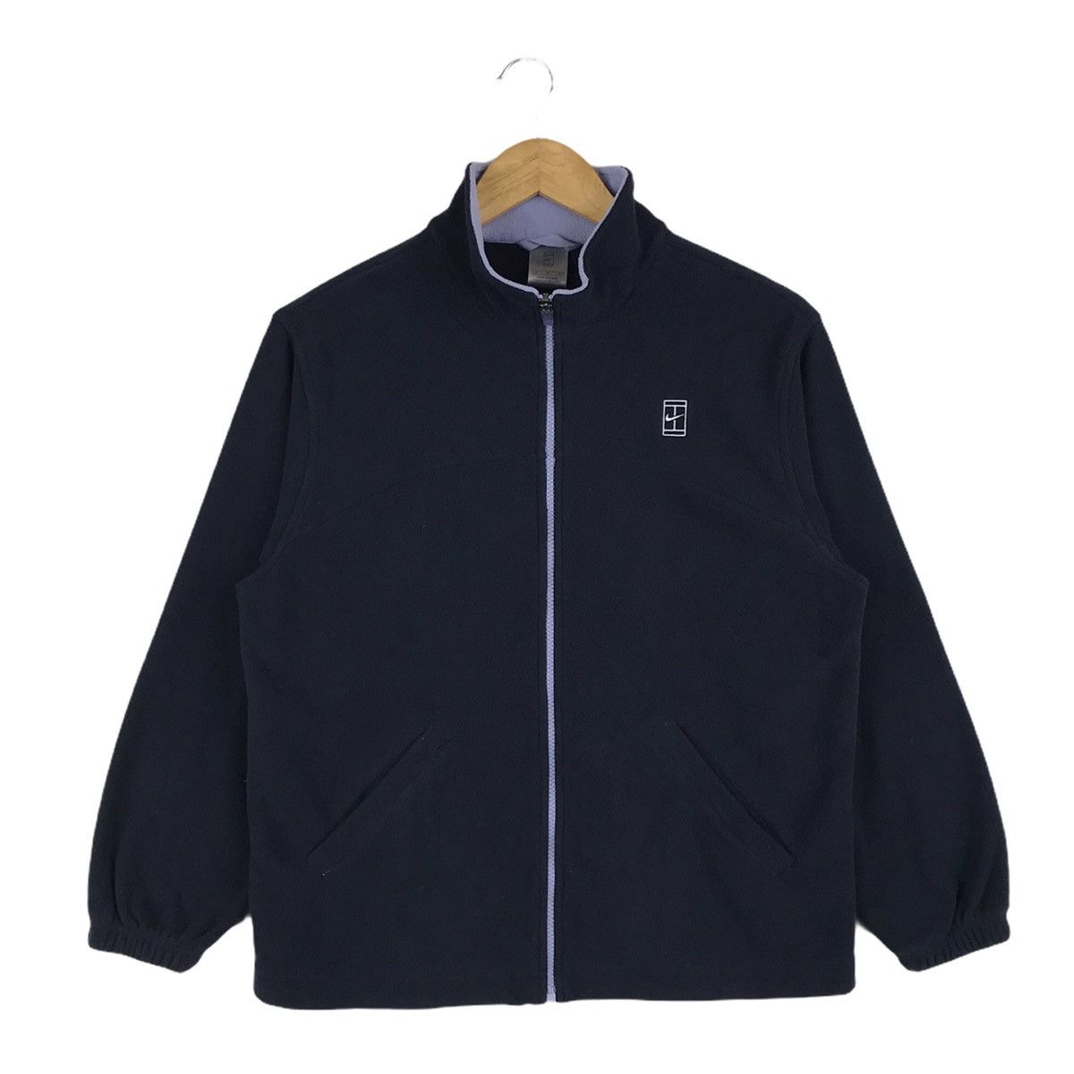 Nike Vintage Essential Nike Challenge Court Zipper Fleece Jacket Size US M / EU 48-50 / 2 - 1 Thumbnail