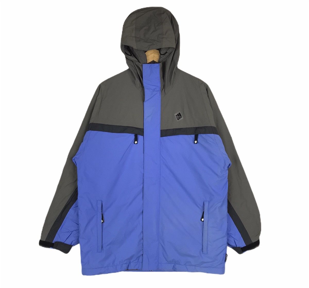 Adidas Vintage Adidas Equipment Waterproof Hoodie Zipper Jacket Size US L / EU 52-54 / 3 - 1 Thumbnail
