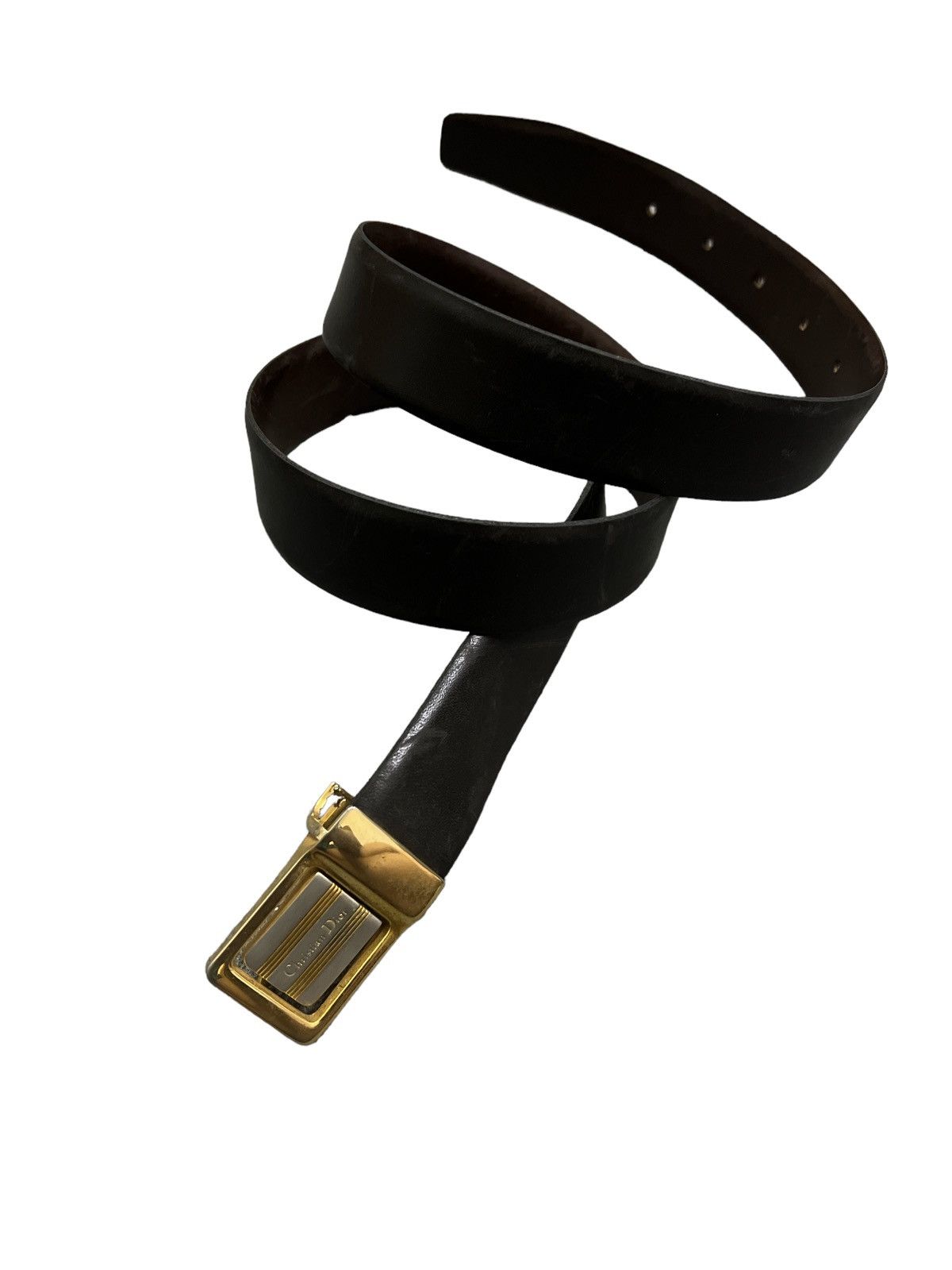 Christian Dior Monsieur × Dior × Vintage OG‼️VINTAGE LEATHER CD BELT MADE IN SPAIN Size ONE SIZE - 1 Thumbnail