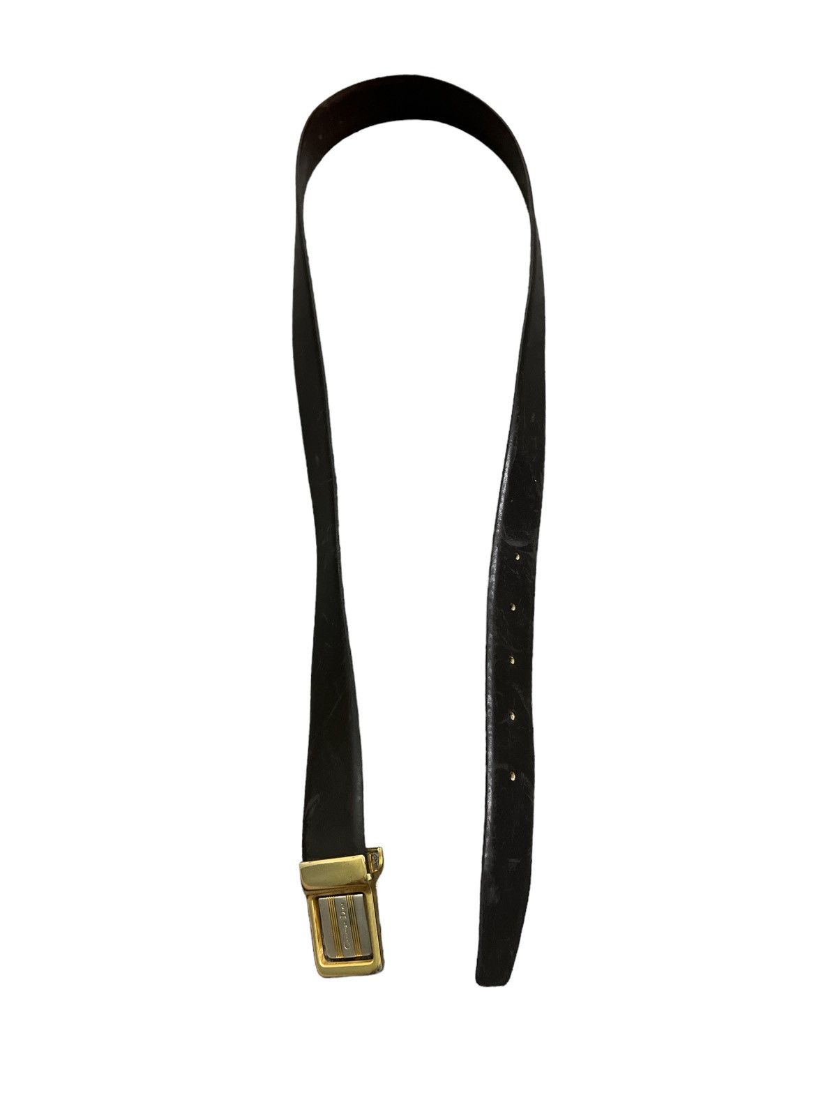 Christian Dior Monsieur × Dior × Vintage OG‼️VINTAGE LEATHER CD BELT MADE IN SPAIN Size ONE SIZE - 2 Thumbnail