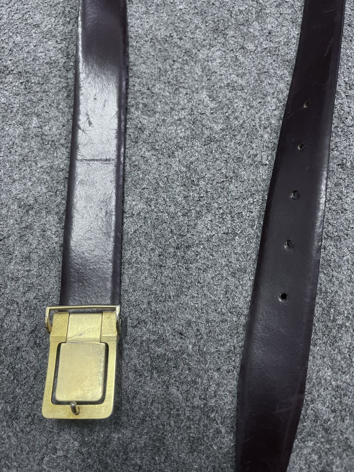 Christian Dior Monsieur × Dior × Vintage OG‼️VINTAGE LEATHER CD BELT MADE IN SPAIN Size ONE SIZE - 4 Thumbnail