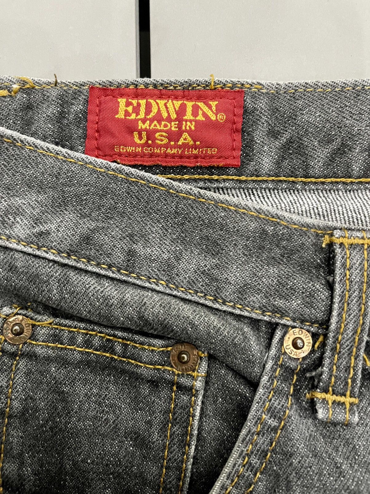 Edwin × Vintage VINTAGE EDWIN MADE IN USA 5 POCKET SIZE30x32 Size US 30 / EU 46 - 15 Thumbnail