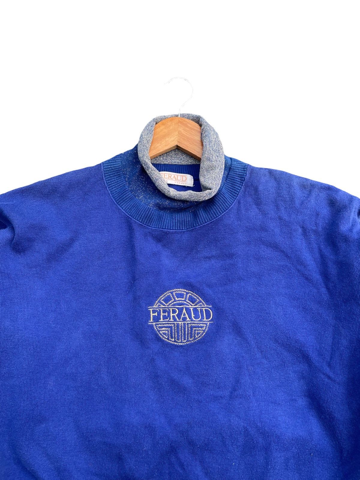 Louis Feraud Vintage Louis Feraud Turtle Neck Sweatshirt Size US M / EU 48-50 / 2 - 5 Thumbnail