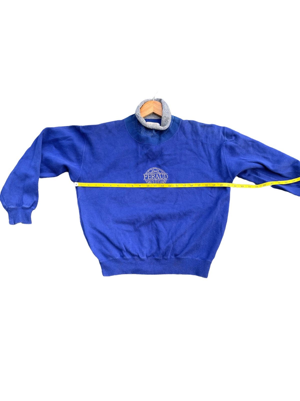 Louis Feraud Vintage Louis Feraud Turtle Neck Sweatshirt Size US M / EU 48-50 / 2 - 2 Thumbnail