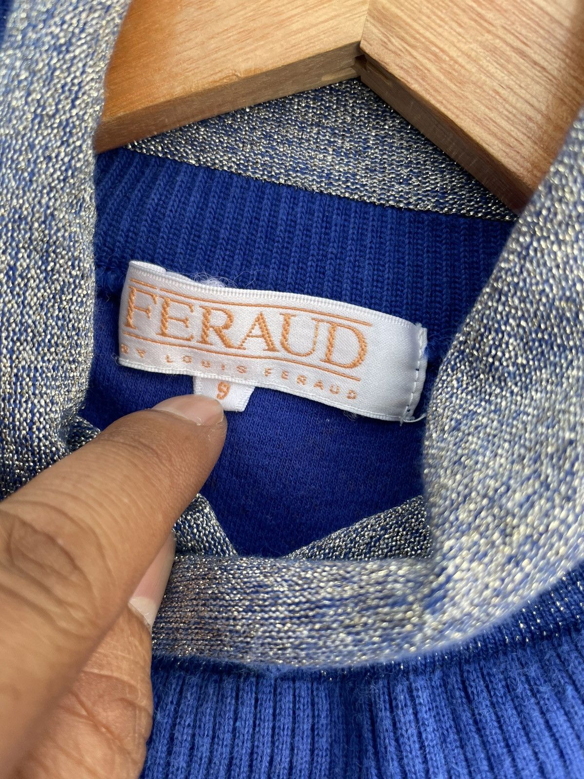 Louis Feraud Vintage Louis Feraud Turtle Neck Sweatshirt Size US M / EU 48-50 / 2 - 10 Thumbnail