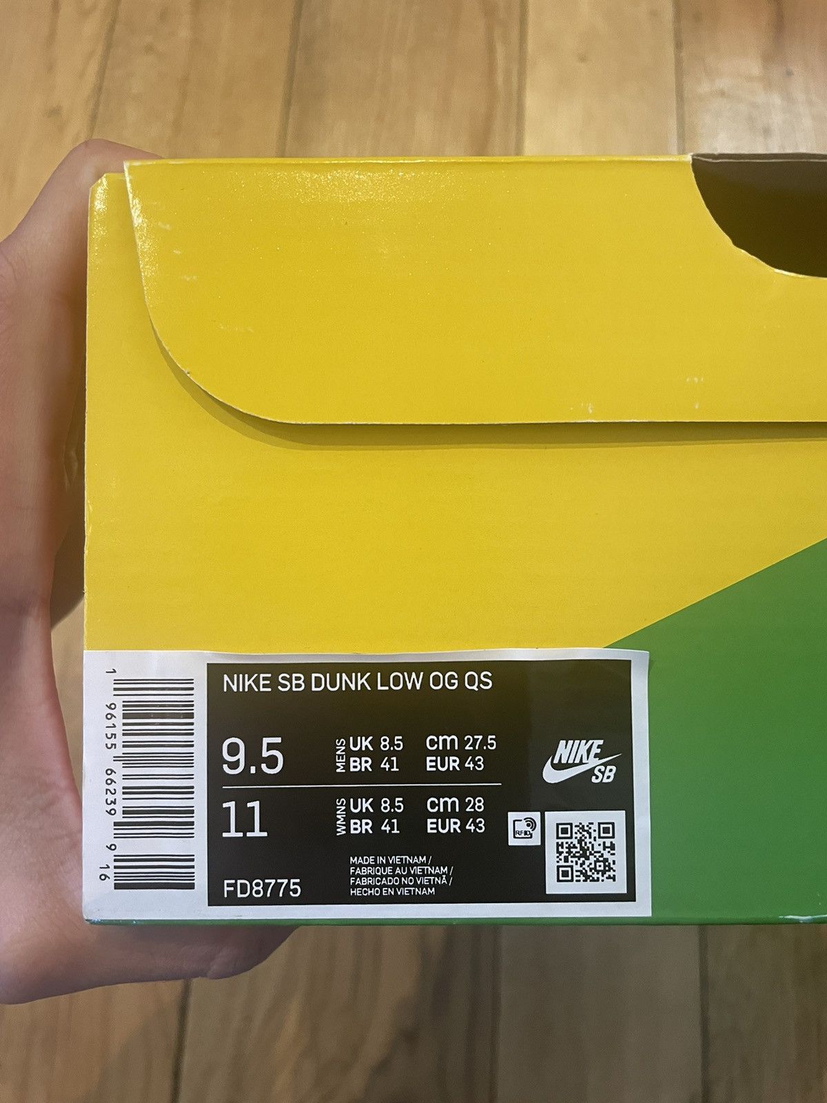 Nike Dunk Low SB Pro Huf San Francisco Size US 9.5 / EU 42-43 - 16 Thumbnail