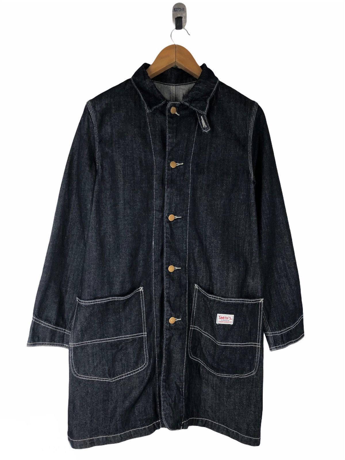 Vintage Smith's American Casual Denim Jacket Size US M / EU 48-50 / 2 - 1 Thumbnail
