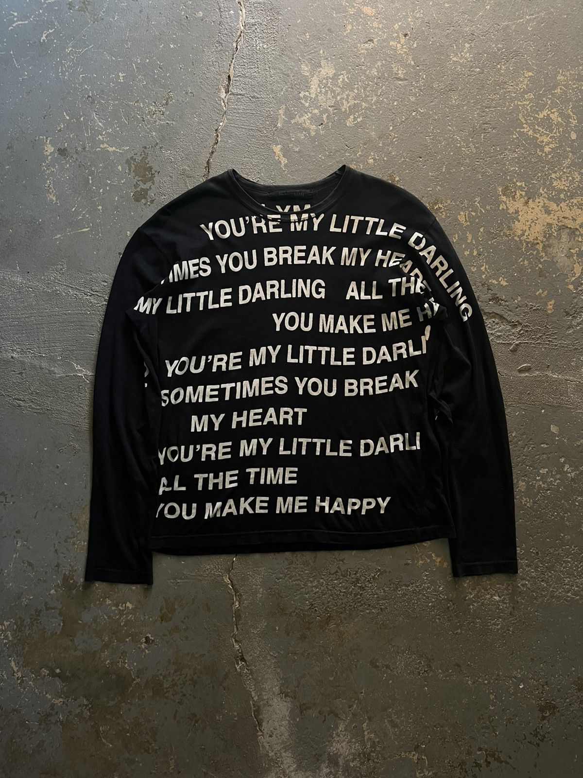 Comme des Garcons × Junya Watanabe SS02 Poem Longsleeve | Grailed