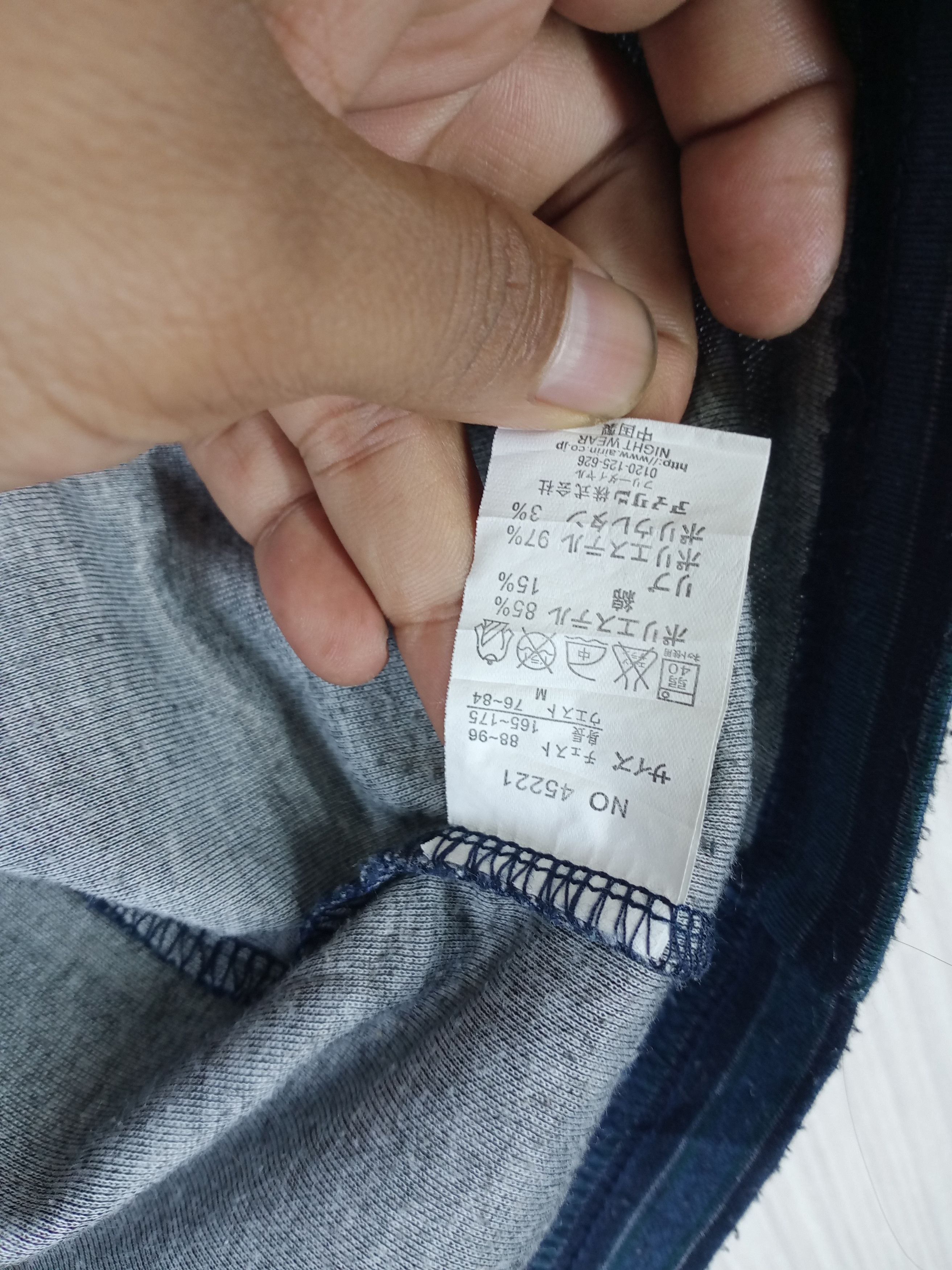 Yohji Yamamoto Yohji Yamamoto Sacsny Y'saccs Striped Long Sleeve Size US M / EU 48-50 / 2 - 6 Thumbnail