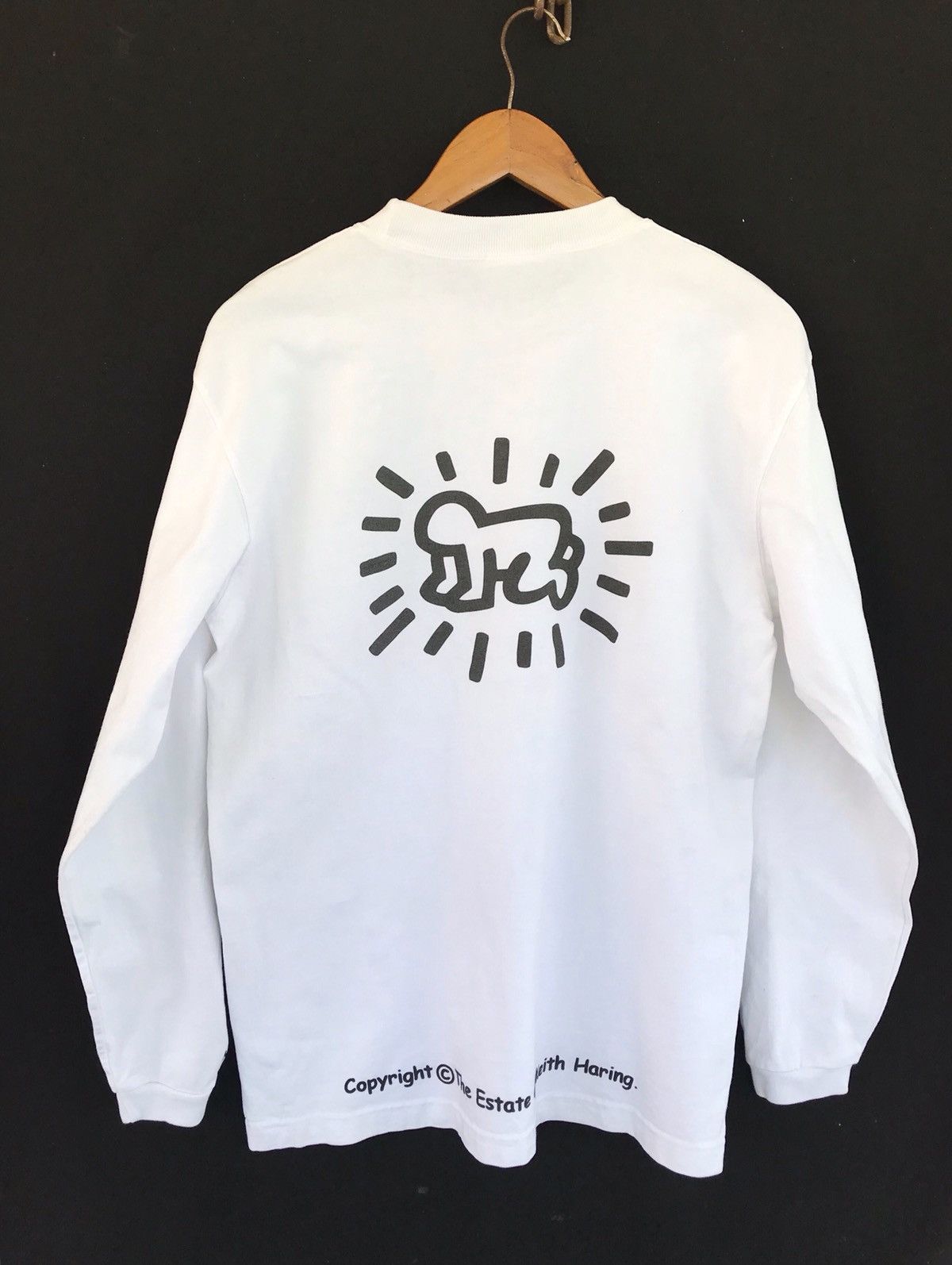 Keith Haring Vintage Keith Haring Pop Art Streetwear Longsleeve Shirt Size US M / EU 48-50 / 2 - 2 Thumbnail