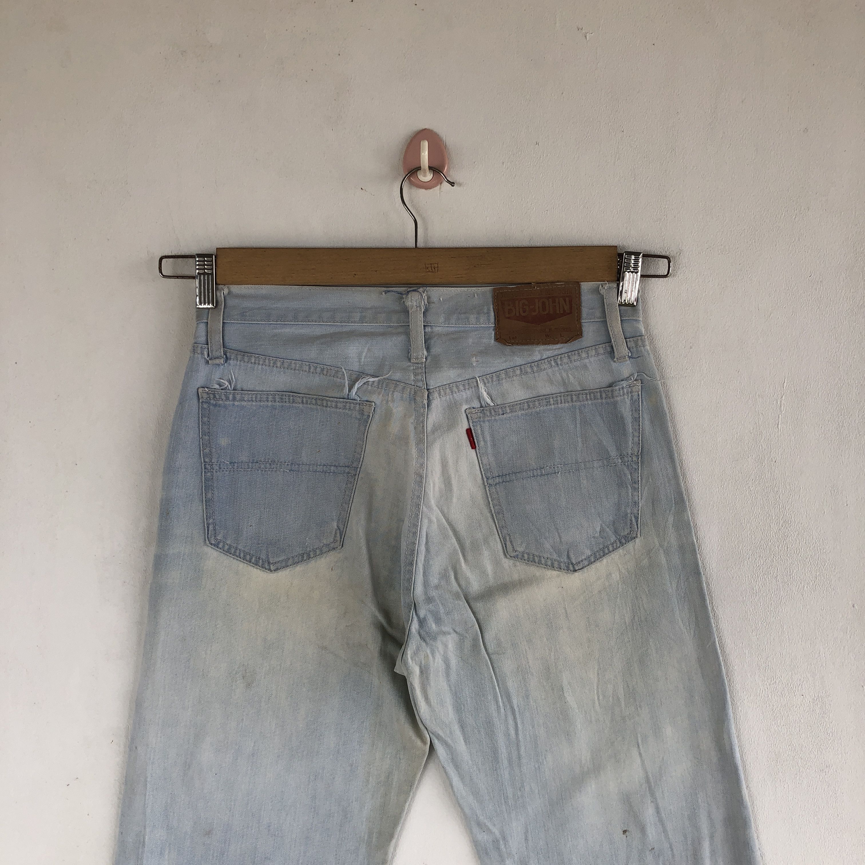 Big John Vintage Big John Jeans Big John Light Wash Denim Pants Size 30" / US 8 / IT 44 - 4 Thumbnail
