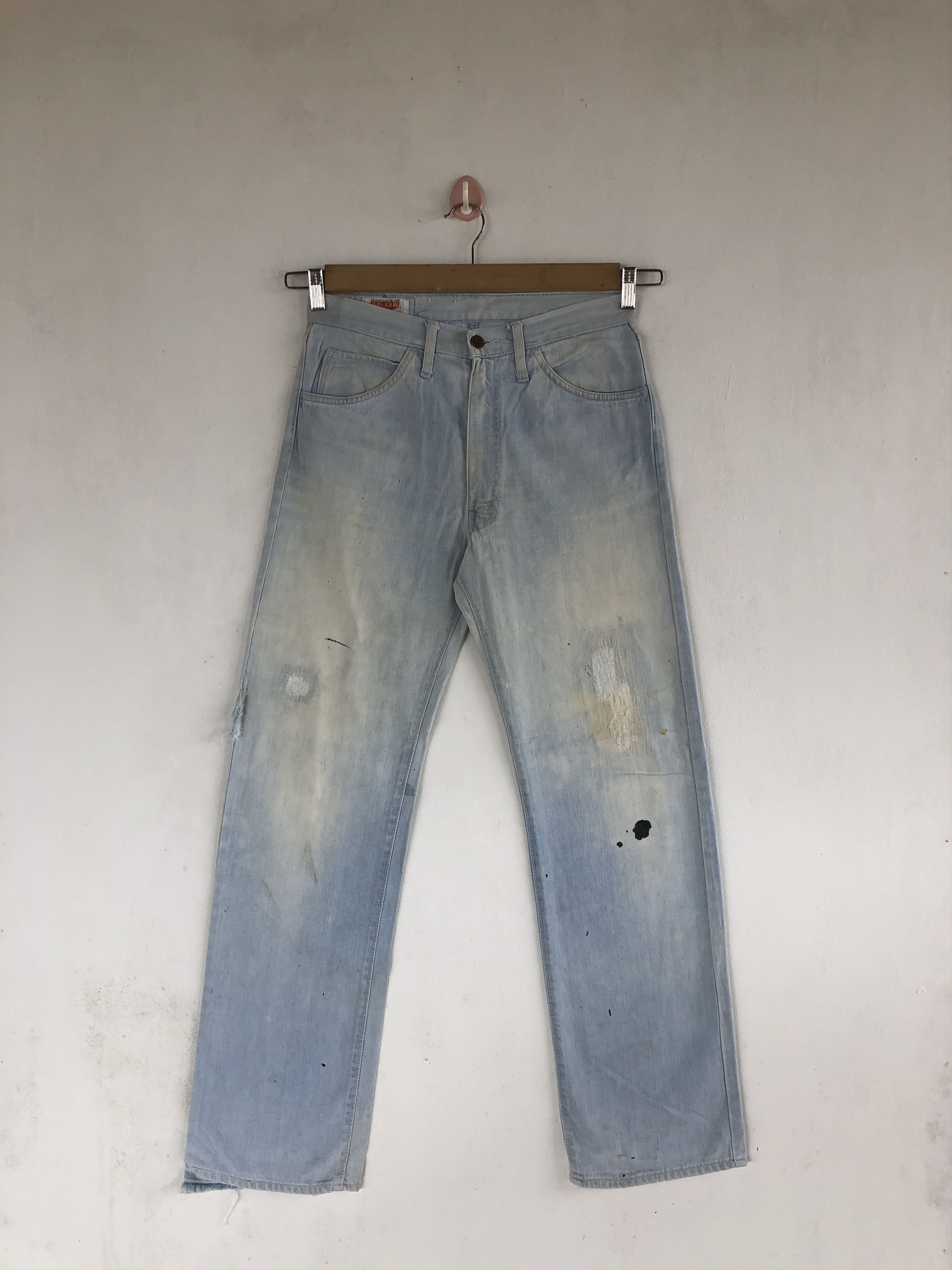 Big John Vintage Big John Jeans Big John Light Wash Denim Pants Size 30" / US 8 / IT 44 - 1 Thumbnail