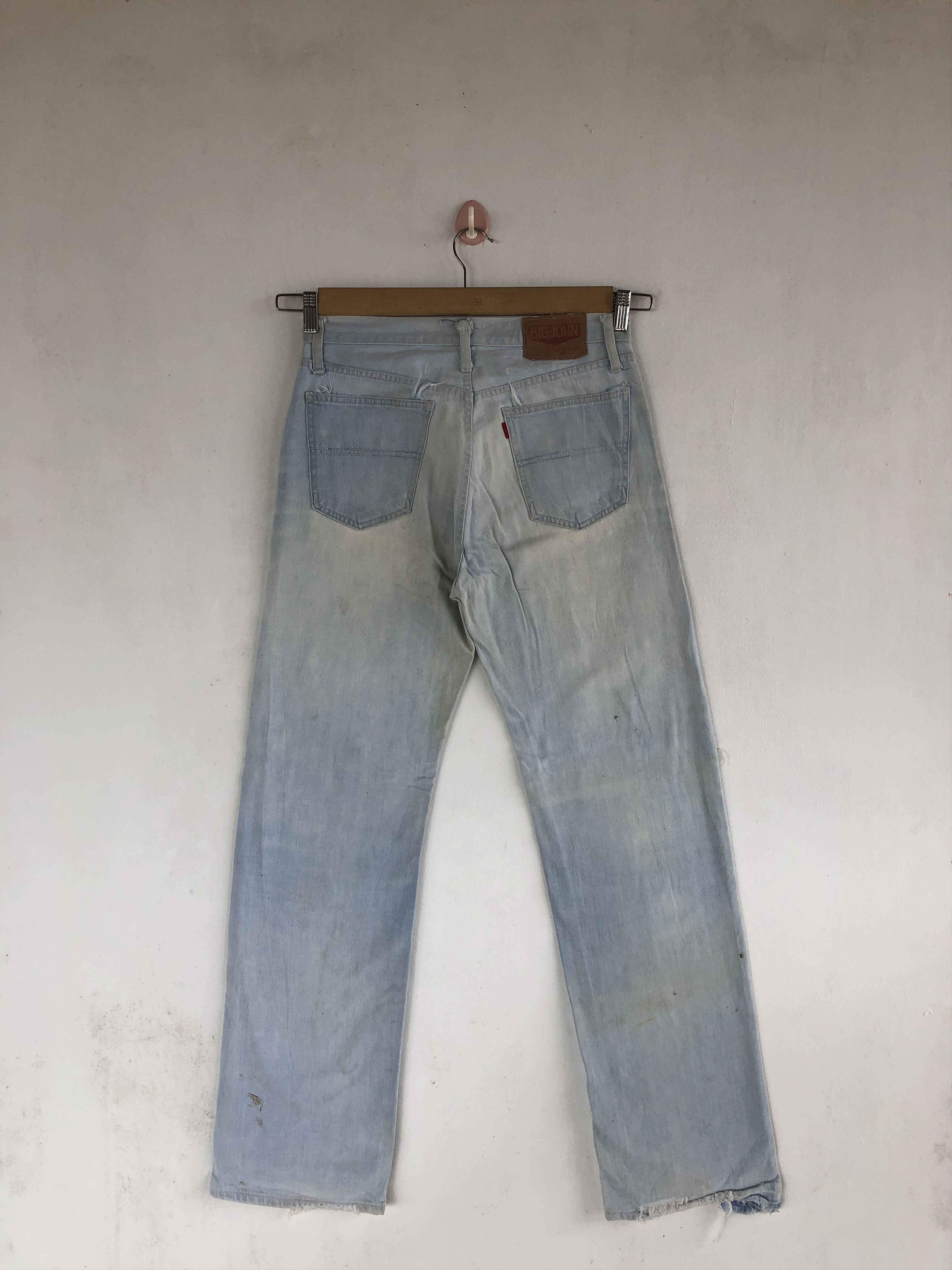Big John Vintage Big John Jeans Big John Light Wash Denim Pants Size 30" / US 8 / IT 44 - 2 Thumbnail