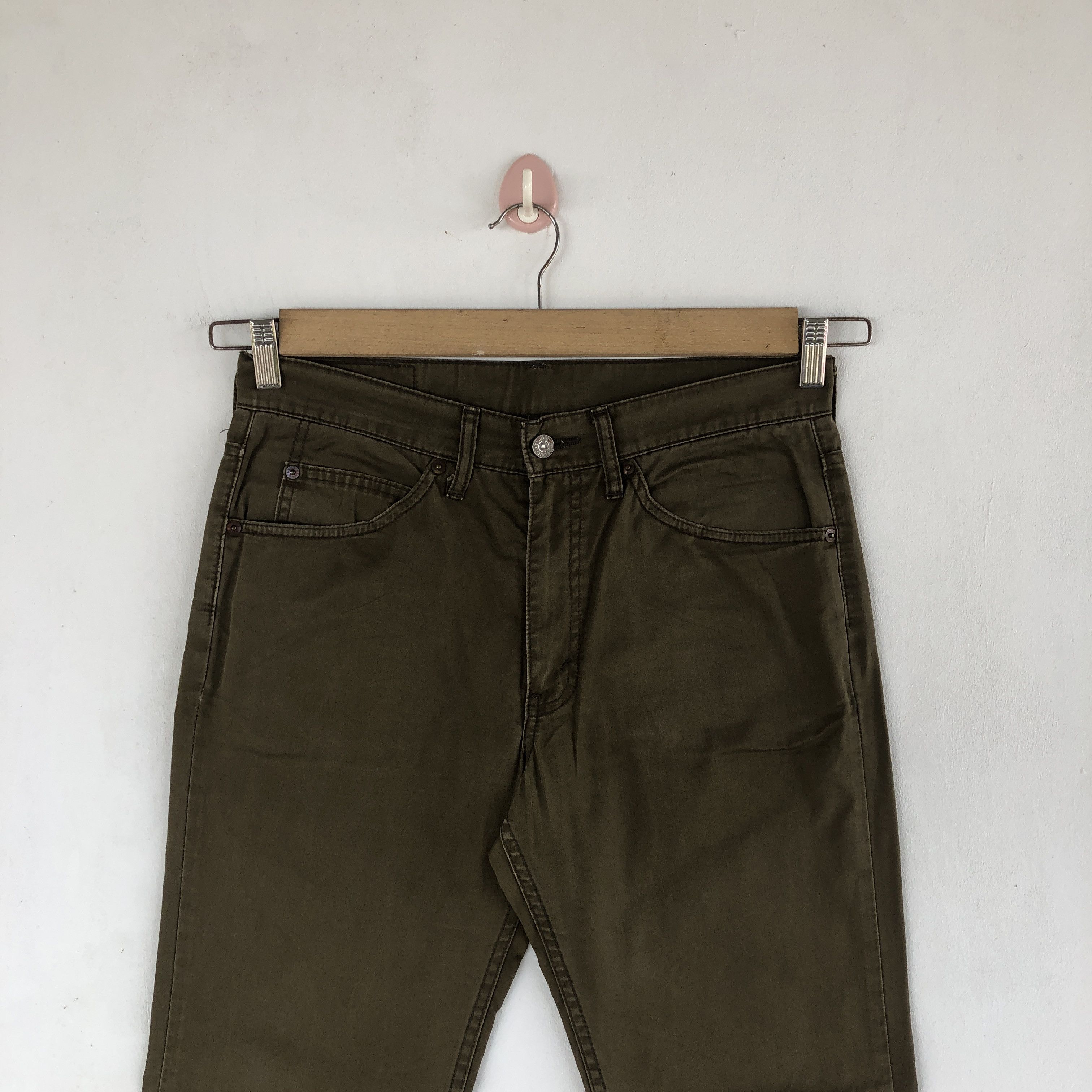 Levi's Vintage Levi's Bootcut Jeans Green Levis 517 Flare Denim Size 30" / US 8 / IT 44 - 3 Thumbnail
