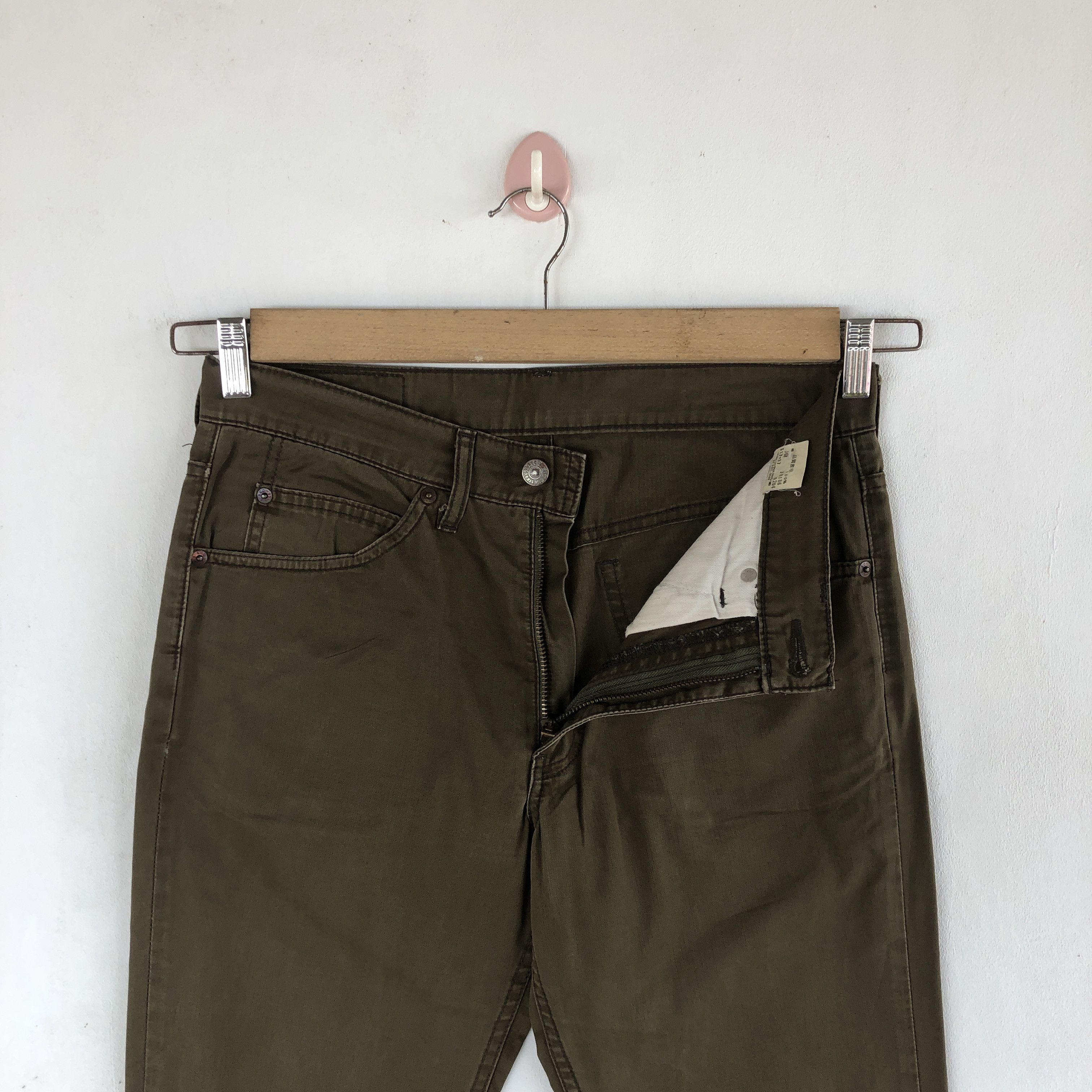 Levi's Vintage Levi's Bootcut Jeans Green Levis 517 Flare Denim Size 30" / US 8 / IT 44 - 8 Thumbnail