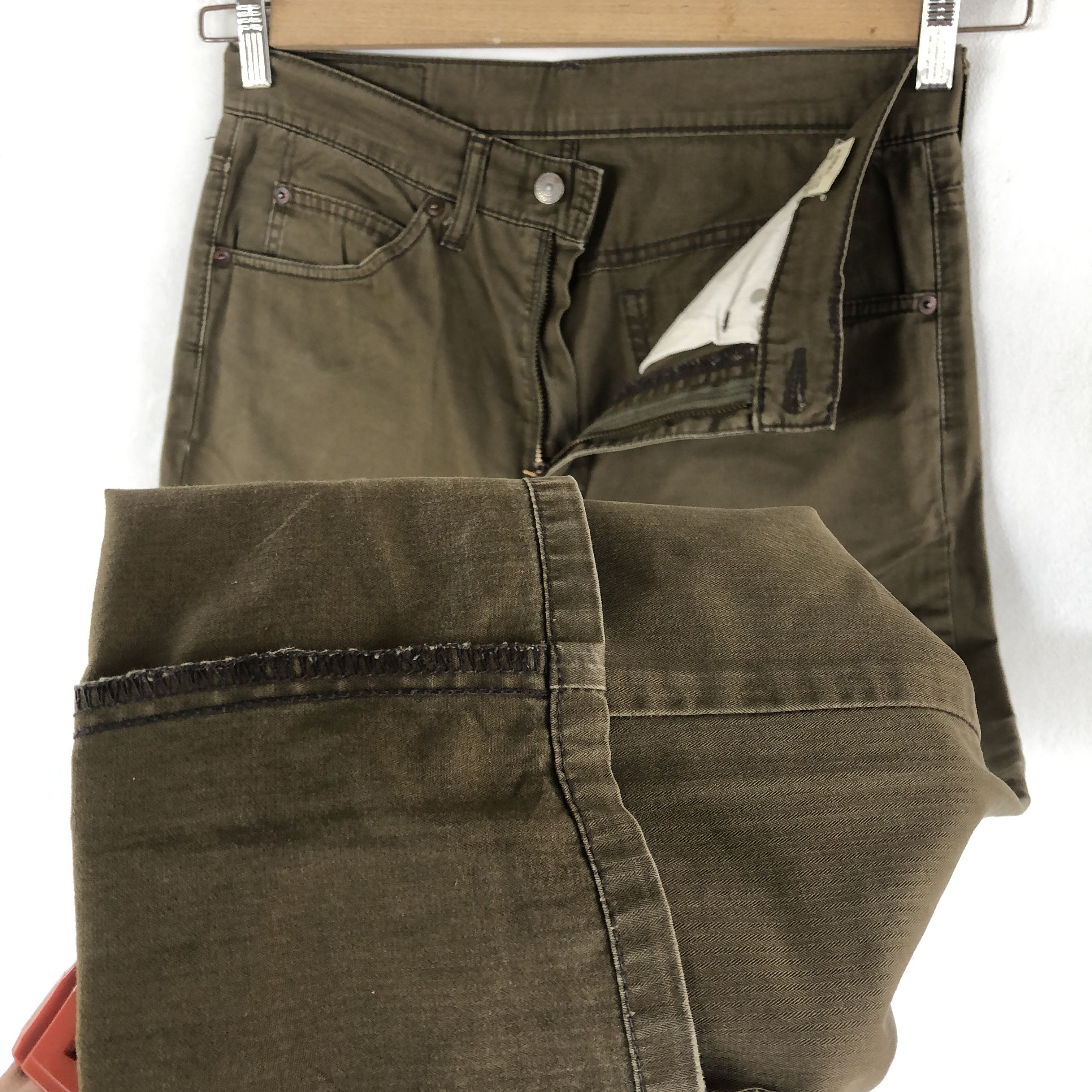 Levi's Vintage Levi's Bootcut Jeans Green Levis 517 Flare Denim Size 30" / US 8 / IT 44 - 10 Thumbnail