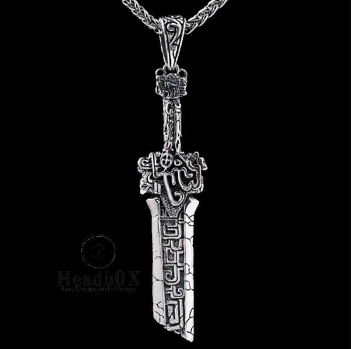Jewelry Broken Sword Pendant Necklace Size ONE SIZE - 1 Thumbnail