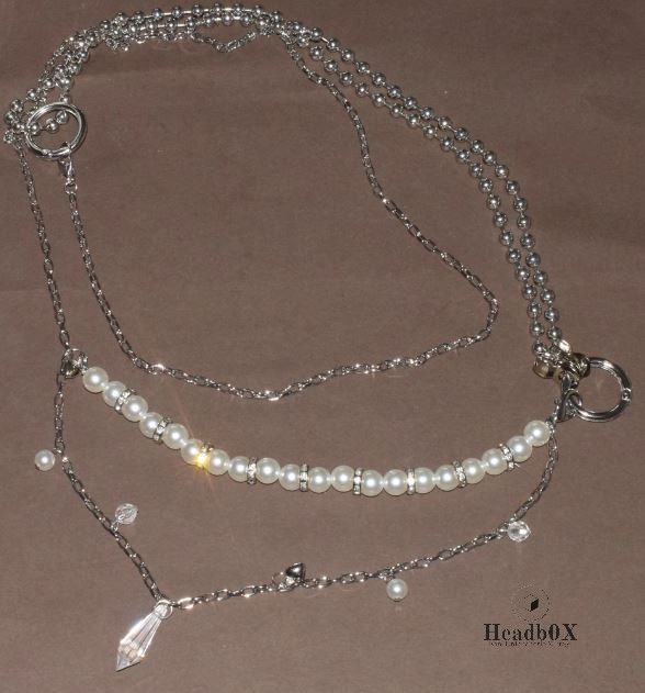 Jewelry Pearl Body Crystal Drop Waist Chain Size ONE SIZE - 4 Thumbnail