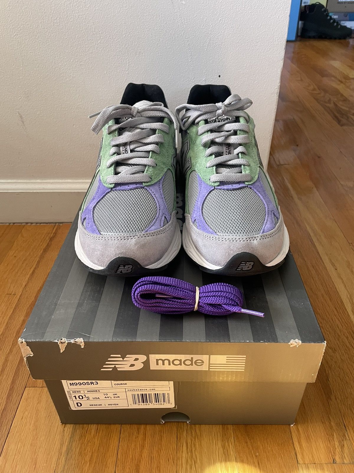 New Balance × Stray Rats Stray Rats NB 990v3 Reprise Joker Grey | Grailed
