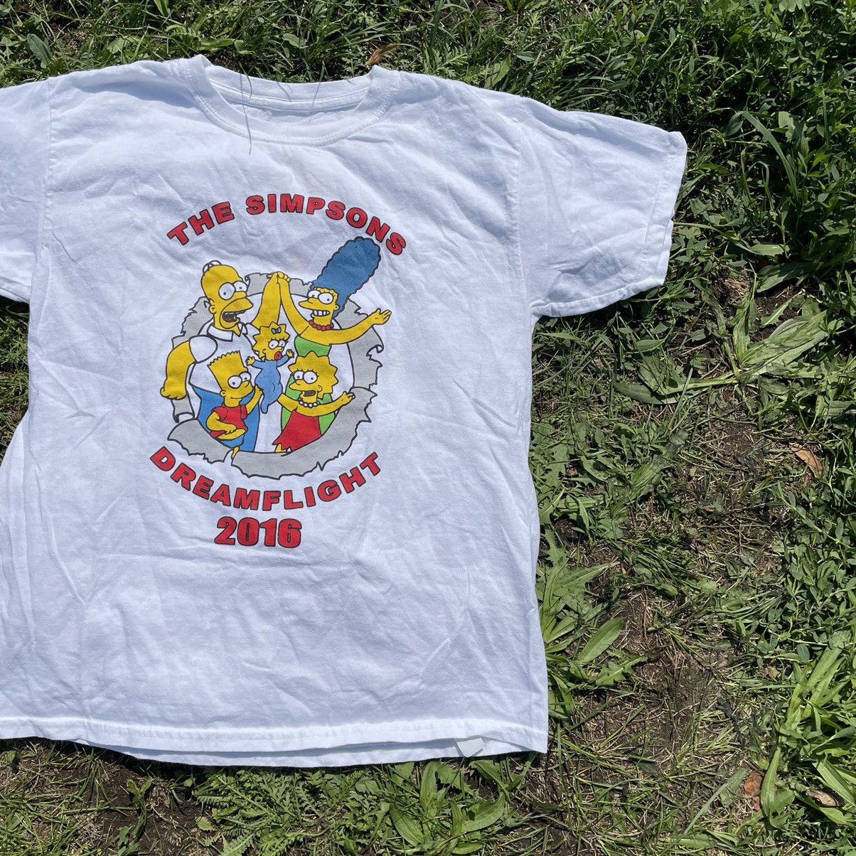 Cartoon Network Vintage 90s Bart Simpsons Family Tee Face Art Print Band Size US M / EU 48-50 / 2 - 2 Thumbnail