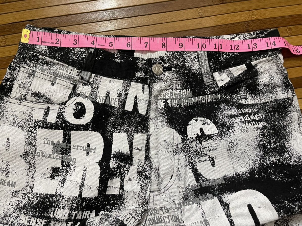 Art Comes First × Japanese Brand 💥Very Rare💥Bernings All Over Print Denim Pants Size US 29 - 7 Thumbnail