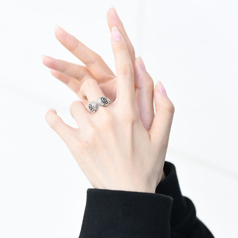 Jewelry Vintage Earphone Adjustable Ring Size ONE SIZE - 2 Thumbnail