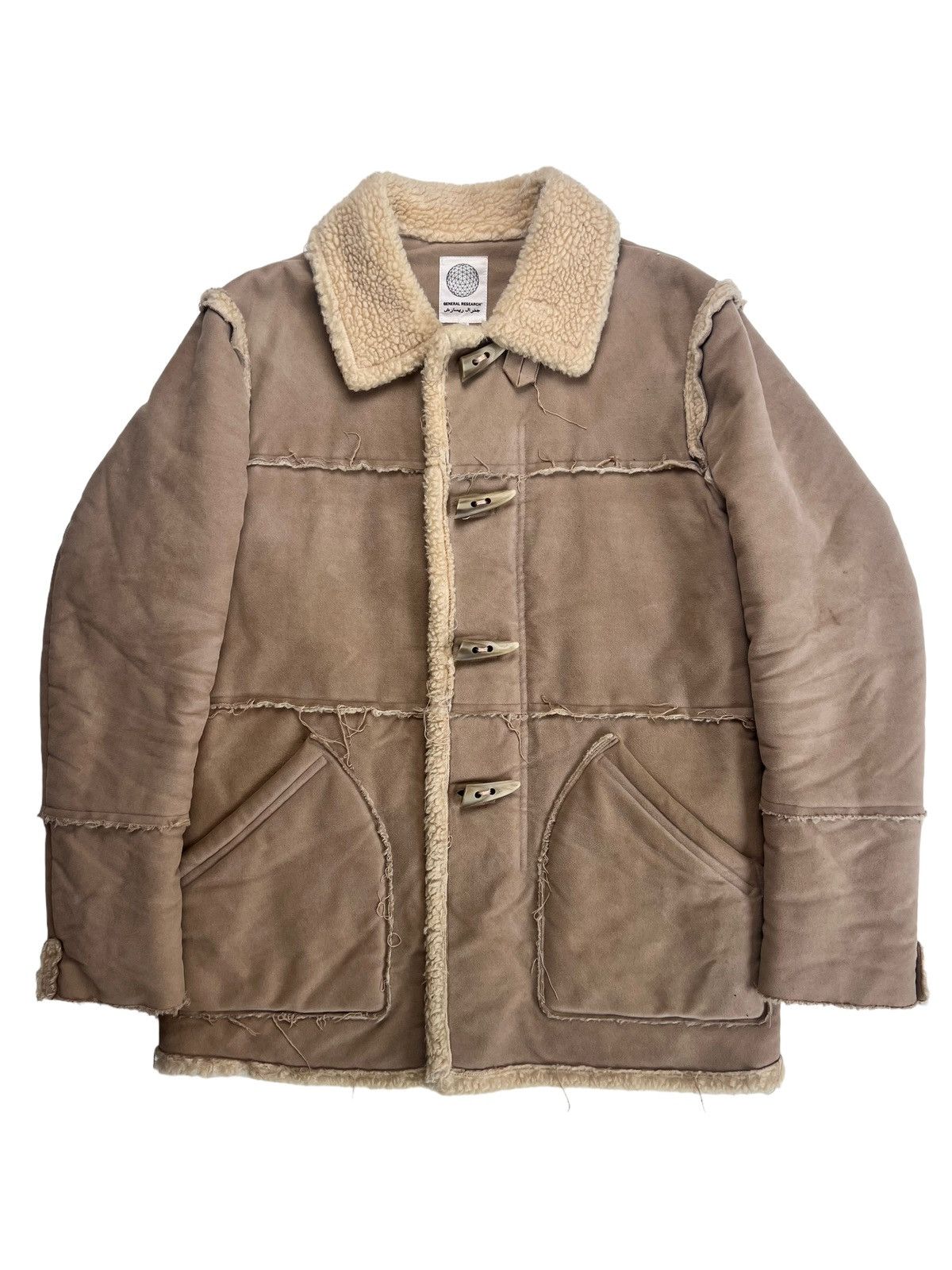 General Research 2000 Moleskin Sherpa Mouton Coat Style 705 Shearling Size US M / EU 48-50 / 2 - 1 Thumbnail