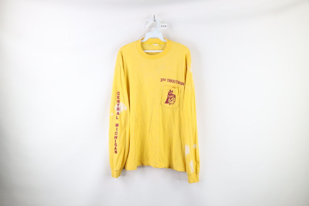 Vintage Vintage Central Michigan University Troutman Hall T-Shirt | Grailed