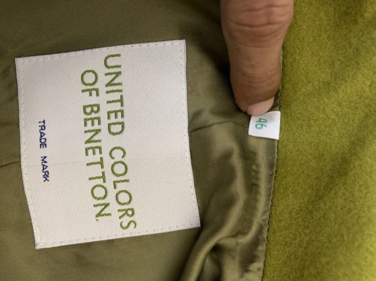 United Colors Of Benetton United Colors Of Benetton Wool Coat Size L / US 10 / IT 46 - 8 Thumbnail