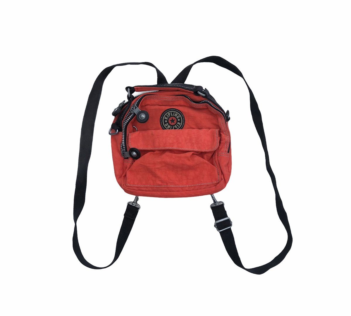 Japanese Brand Kipling candy 2 in 1 Nylon Mini Backpack and Crossbody Bag Size ONE SIZE - 3 Thumbnail