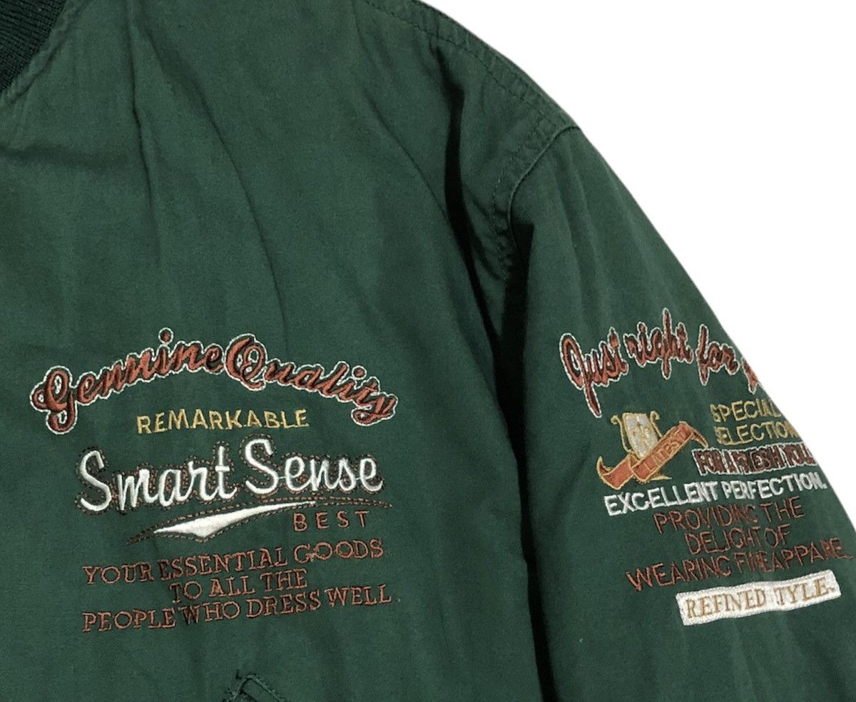 Vintage Vintage One Quarter Reversible Bomber Jacket Size US M / EU 48-50 / 2 - 9 Thumbnail